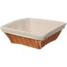 Cesto Rattan Quadrado com Forro Lily 24x24x9cm - Haüskraft - 1