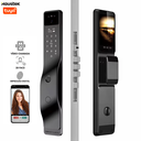 Ver imagem 3 de Fechadura Digital Inteligente Htf17 com Reconhecimento Facial, Vídeo Chamada App Tuya Smart