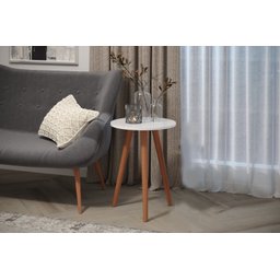 Mesa de Canto Decora Sala Sofá Lateral Retro Alta Qualidade - 1