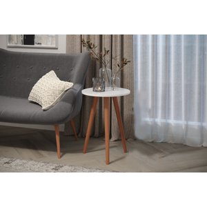 Mesa de Canto Decora Sala Sofá Lateral Retro Alta Qualidade