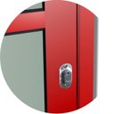 Ver imagem 4 de Porta de Correr Suspensa 210x90cm Vidrao Esq L.25 Brimak