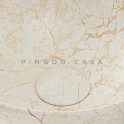 Cuba De Apoio Para Banheiro Redonda Slim Louça Cerâmica 28,5 cm Calcedônia Pingoo.casa - - 3