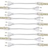 Conector Plug Rabicho para Fita Led 8mm Kit 10 Unidades Fonte Tomada Teto Rebaixando Gesso Sanca Per - 1