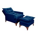 Ver imagem 2 de Poltrona Cadeira Reclinável Munique 171 Império Veludo