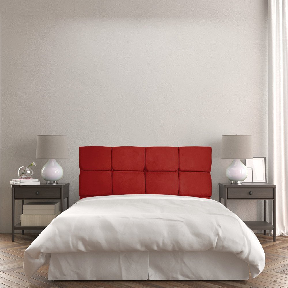 Painel Queen 160cm Nina SLK Decor Painel Nina Vermelho