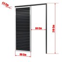 Ver imagem 2 de Porta de Correr Suspensa 210x90cm Veneziana Dir L.25 Brimak Abertura Direita