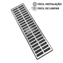 Ver imagem 6 de Ralo Pluvial Completo 15x50 Aluminio Saída 75mm com Tela