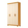 Guarda Roupa ACP Lana 4 Portas com Pés 100% MDF - Nature/Off White - 1