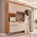 Ver mais imagens de Cozinha Modulada Barcelona 100% MDF Móveis Home | 11 Portas + 1 Gaveta