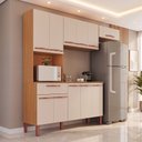 Ver imagem 1 de Cozinha Modulada Barcelona 100% MDF Móveis Home | 11 Portas + 1 Gaveta