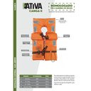 Ver imagem 2 de COLETE CLASSE 2 ATIVA TAMANHO G ( ATÉ 110KG )