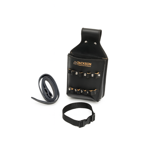 Cinto de Eletricista Profissional em Couro Legítimo Duplo:preto