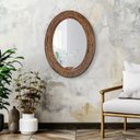 Ver imagem 1 de Espelho Decorativo Bananeira 60x80cm Oval