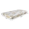 Cama Infantil Juvenil Serena com Colchão + Grade de Proteção Lateral ? Branco/mel - 4