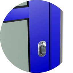 Porta de Correr Suspensa 210x90cm Vidrao Esq L.25 Brimak - 4