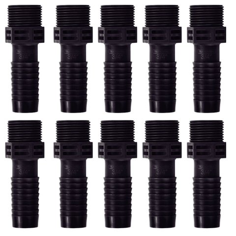 Adaptador Espigão com Rosca Externa 3/4 para Mangueira | Kaztec | Kit 10 Un