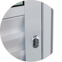 Ver imagem 5 de Porta de Correr Suspensa 210x100cm Meia Veneziana Meia Vidro Esq L.25 Brimak Abertura Esquerda