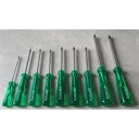 Ver imagem 6 de Kit 9 Chaves Torx Imantadas Cromo Vanádio com Furo