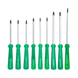 Kit 9 Chaves Torx Imantadas Cromo Vanádio com Furo - 1