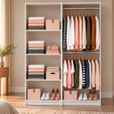 Ver imagem 4 de Armário Closet Modulado Prateleiras e Cabideiro Luna e Max Branco