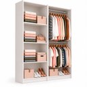 Ver imagem 2 de Armário Closet Modulado Prateleiras e Cabideiro Luna e Max Branco