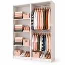 Ver mais imagens de Armário Closet Modulado Prateleiras e Cabideiro Luna e Max Branco