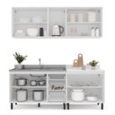 Ver imagem 4 de Cozinha Completa Meena 9 Portas 3 Gavetas 40250053 Branco - Politorno