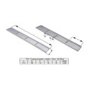 Ver imagem 3 de Ralo Grelha Linear Caixilho em Alumínio Escovado 20x100cm G.D.A. INDUSTRIA E DISTRIBUIDORA DE FUNDID