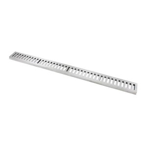 Ralo Grelha Linear Caixilho em Alumínio Escovado 20x100cm G.D.A. INDUSTRIA E DISTRIBUIDORA DE FUNDID