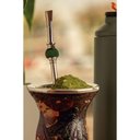 Ver imagem 2 de Bomba de Chimarrão Tramontina Ilex em Aço Inox com Rosca e Pedra Ágata Verde 25 cm