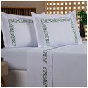 Ver imagem 3 de Kit Cobre Leito e Lençol Square Queen 8 Peças - Branco