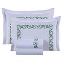 Ver imagem 4 de Kit Cobre Leito e Lençol Square Queen 8 Peças - Branco