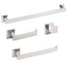 Kit Acessórios para Banheiro Inox Premium Cromado 4 Peças - Fino Inox - 2