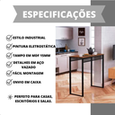 Ver imagem 4 de Mesa Bancada Gourmet Estilo Industrial Alta Aparador Vintage