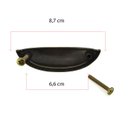 Ver imagem 3 de Puxador Concha Colonial Cristaleira Porta Gaveta Barato 6 un: Ouro velho
