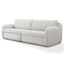 Ver imagem 6 de Sofá 4 Lugares Orgânico Sala de Estar Living 276cm Eliot F04 Linho Tramado Creme - Lyam Decor