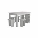 Ver imagem 1 de Conjunto Mesa com Nichos e 4 Bancos B21 Linha B's Naturart