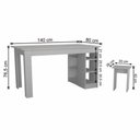 Ver imagem 3 de Conjunto Mesa com Nichos e 4 Bancos B21 Linha B's Naturart