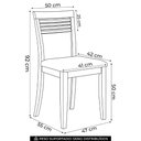 Ver imagem 5 de Mesa Madeira 160cm 2 Bancos e 2 Cadeiras Rubia Freijó F07 - Mpozenato