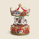 Ver imagem 1 de Caixa de Música Carrossel 16cm - a\Casa
