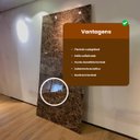 Ver imagem 4 de Revestimento Flexível Placa Mármore Várias Cores 1.22x2.44m