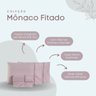 Jogo de Cama Lençol Mônaco Fitado com Fronhas King 04 Peças - Tecido Listrado Percal 300 Fios Acetin - 4