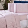 Jogo de Cama Lençol Mônaco Fitado com Fronhas King 04 Peças - Tecido Listrado Percal 300 Fios Acetin - 2
