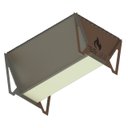 Ver imagem 5 de Churrasqueira Portátil Desmontável 450mm - Compacta, Resistente e com Brindes