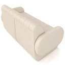 Ver imagem 6 de Sofá 3 Lugares Sala Living Orgânico 188cm Fávara K01 Veludo Bege - Lyam Decor