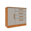Ver imagem 1 de Cômoda 4 Gavetas com Sapateira Chicago Tcil