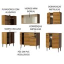 Ver imagem 5 de Cozinha Completa de Canto Emilly Point Armário Vidro Madesa