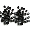 Ver imagem 1 de Ponteira Pé Cadeira Pvc Externa 3/4 19mm Preta (100pc) Suplastine Ponteira 3/4