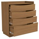 Ver imagem 3 de Cômoda 91cm 03 Gavetas e 01 Gavetão M260 Kappesberg