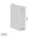 Ver imagem 3 de Balcão Planejado Suspenso Porta Tempero 20cm Suspenso sem Tampo Ipanema CabeCasa MadeiraOriginals Branco/Fendi